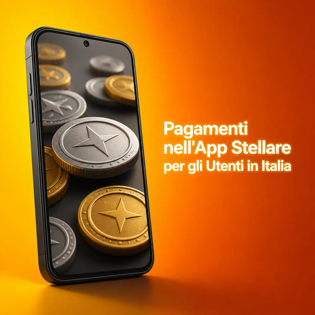 Metodi di pagamento disponibili nell'app Stellare per l'Italia