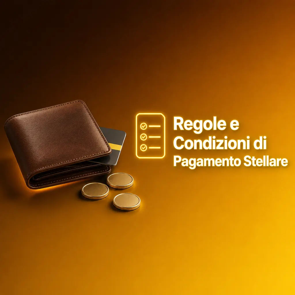 Regole e condizioni di pagamento su Stellare