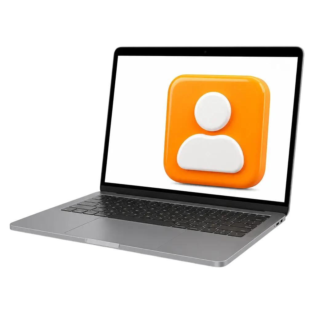 Schermata di login Stellare su desktop e app mobile